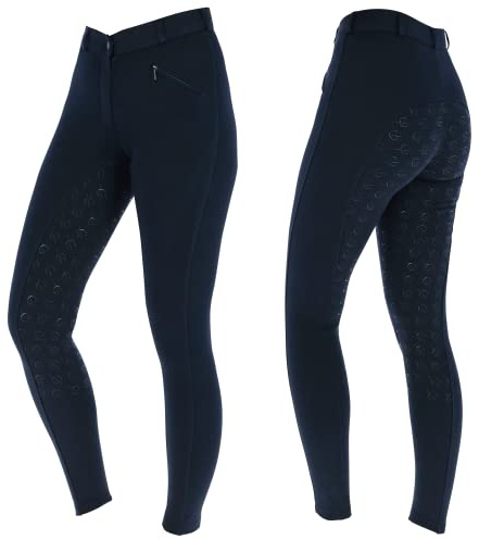 Kerbl Ridbyxor Organomic Teens marinblå, storlek 164