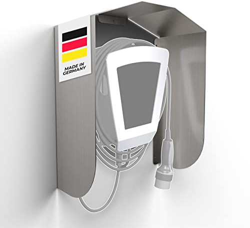 GRAFT Wallbox Wetterschutz | Schutzdach für e-Auto Ladestation | Zubehör für Wallboxen | Regenschutz, UV-Schutz, Sonnenschutz | Überdachung für Ladesäule | Edelstahl Abdeckung wetterfest
