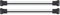 OMAC Dachträger Gepäckträger kompatibel mit VW Amarok 2010-2021 Relingträger Aluminium Grau 2X