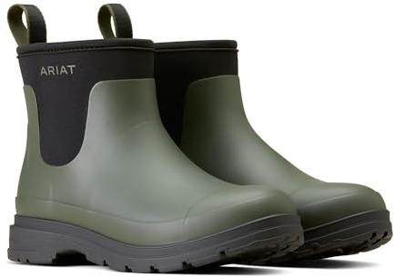 ARIAT Kelmarsh Shortie Rubber Boots Dark Olive 9.5 B (M)