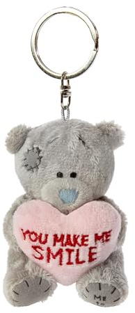Me To You Tatty Teddy 'You Make Me Smile' Plüsch-Schlüsselanhänger – Offizielle Valentinstagskollektion, rot, Einheitsgröße