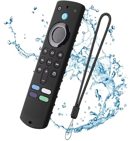 Stoßfeste Silikon Fernbedienungs Abdeckung für Fire TV Sti-ck 4k, Anti Fall RC Schutz, Kompatibel mit Fernseher, Einfarbige Hülle