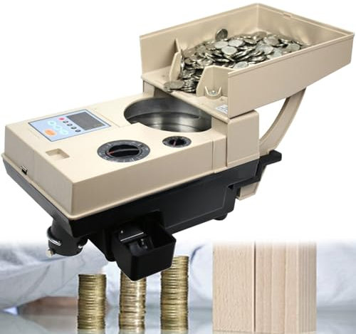 Compteur de Pièces Qui Compte et Trie Rapidement Les Pièces Britanniques Mélangées - Compteur d'argent pour Le Comptage Continu des Pièces