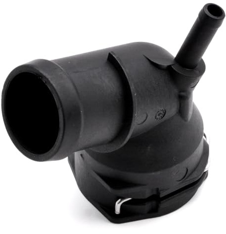HAOTOM Conector de brida de manguera de refrigerante del radiador Para A3 TT Para VW Beetle CC Caddy EOS Golf Jetta Passat Sharan Tiguan Touran Para Skoda Karoq Octavia Superb Yeti Para Seat