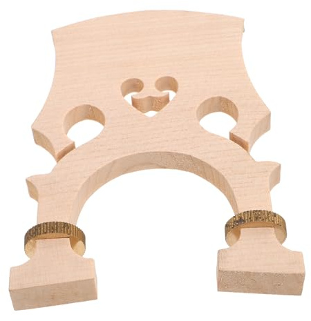 Milisten Violonchelo de Madera de Arce Puente Ajustable Europeo Puente bajo Alto Opciones Repuesto para Cello