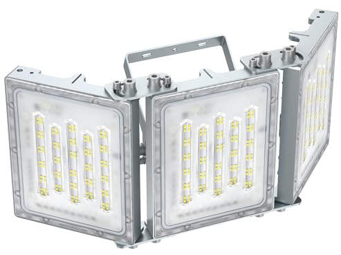 STASUN 300W LED Flutlicht,30000LM 6000K Außen Strahler,IP66 Wasserfest Flutlichter mit einstellbarem Winkel geeignet für Stadion Hinterhöfe