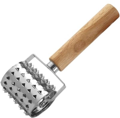 MUCKLILY Attendrisseur en Acier Inoxydable Lourd Outil De Pilon à Viande Attendrier Attendrisseurs Petit Marteau Attendrisseur De Viande Outil D'attendrissement De Boeuf Bois