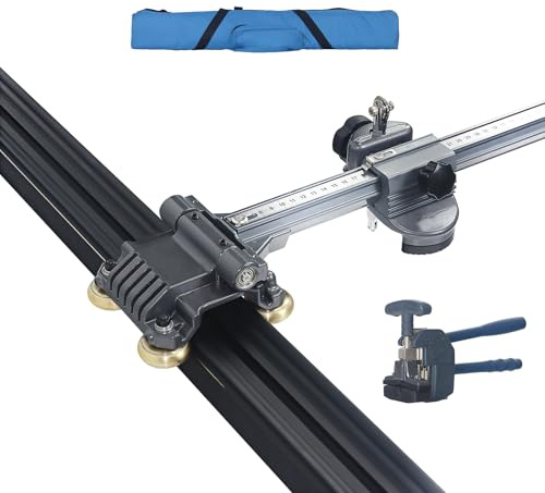 Meizuishi Coupe-Carreaux Manuel T 2000 mm, Précis Pour Grand Format Carrelage, Porcelaine Et Céramique. Lame Tungstène Haute Résistance, Coupe Lisse, Usage Ergonomique Professionnel