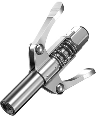 WJnflQN Puntas de grasa, acoplador de grasa de alta presión de doble mango, accesorios de repuesto para ingeniería, sistemas de transmisión de automóviles, remolques, camiones, automóviles