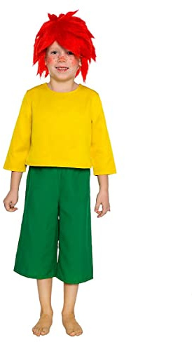 Maskworld Pumuckl Kostüm für Kinder – original lizenziert – zweiteilig – Karneval (110-116)