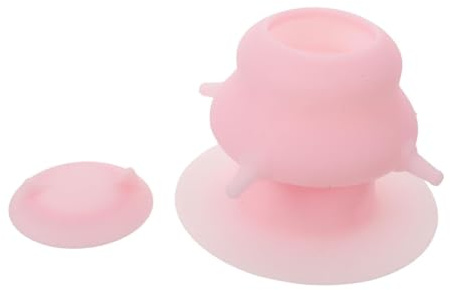 DIKACA Comedero de Leche para Gatitos y Cachorros Rosa de Silicona con Múltiples Tetinas, Estación de Lactancia Portátil para Animales Pequeños, Dispensador de Alimentación para Mascotas