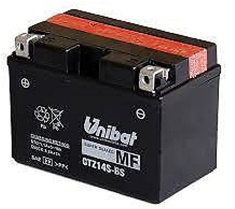 Motorradbatterie Unibat CTZ14S-BS/YTZ14-S/GTZ14S
