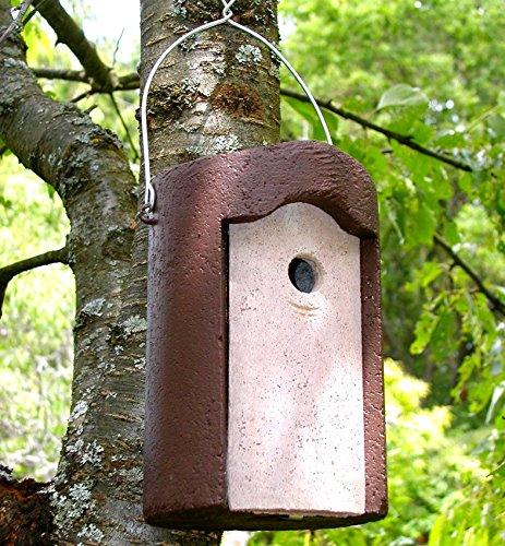Naturschutzprodukt Nisthöhle Typ 1B Flugloch 26 mm Satz 2 Stück aus Holzbeton