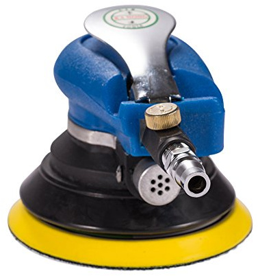 Jscarlife 5 Random Orbit Sander Power Action Polishing Machine Car Boat Motorbike Polisher (Needed Air Compressor)