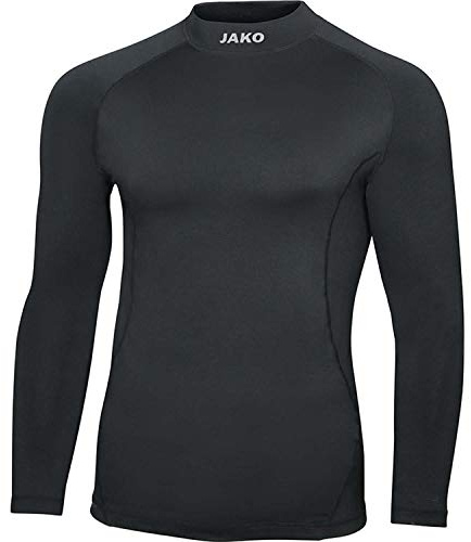 JAKO Herren Turtleneck Winter, Schwarz, L