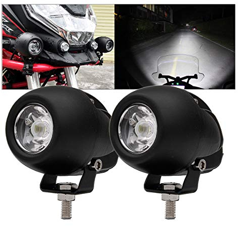 Chelhead LED-Scheinwerfer für Motorräder, 2er-Pack, 20 W, 7D-Spot, rundes Arbeitslicht, 12 V, 24 V, kleine Offroad-LED-Pods, Lauflichter für Motorrad, SUV, LKW, Boot, Traktor