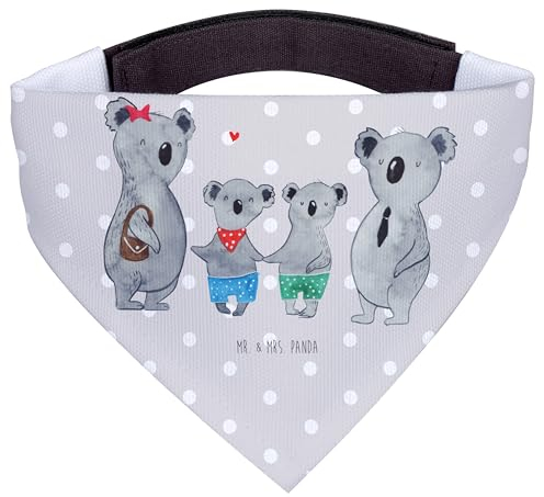 Mr. & Mrs. Panda Hundehalstuch L Koala Familie Zwei - Geschenk, Halstuch Für Hunde, Muttertag, Hundebandana, Zusammen, Bandana, Hund, Koalabär, Schal