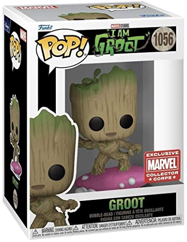 Funko Pop Groot #1056 Marvel Collector Corps Exclusive Disney+ I am Groot