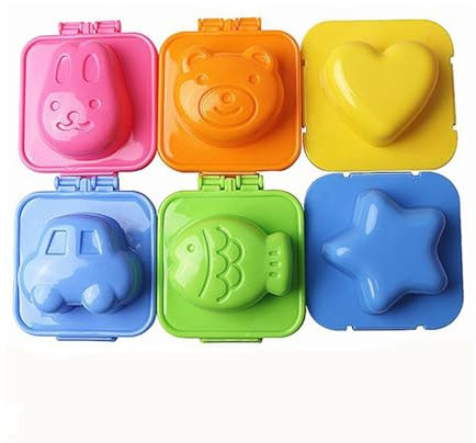 Eierformer für Gekochte Eier Sushi Reisform Eier Former Sushi Reis Kuchen Roller Mold Gesund Antihaft Oberfläche Einfach säubern, für Sushi Restaurants, Hause, Büro, Camping usw (7.5x7cm)