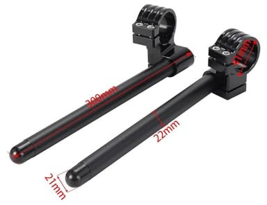 Motorrad Lenkerpolster 1 Paar Motorrad-Lenkererhöhung, 41 Mm, Lenkerstummel, Gabel, 7/8 Zoll 22 Mm Lenkererhöhung, Klemme Für Ha&rley Motorrad-Lenkererhöhungen, Lenkerhalterung