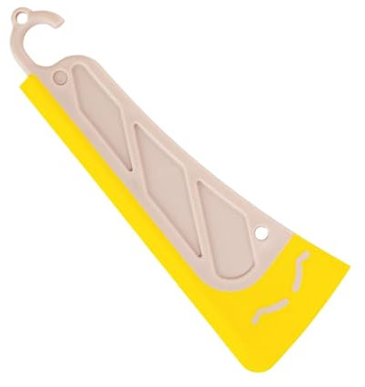 Skrapa, rengöring av silikonpanna, silikonskrapare, återanvändbar grytrengöring, non-stick grytskrapskrapskrapa, rengöringsskraptallrik, ergonomisk halkfri design för spishällar, spis