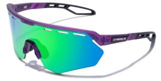 D.Franklin Gafas de sol deportivas - Resistentes y Ligeras - Ideal para actividades al aire libre - Modelo thunder - Rectangular - Para Hombre y Mujer - Sunglasses