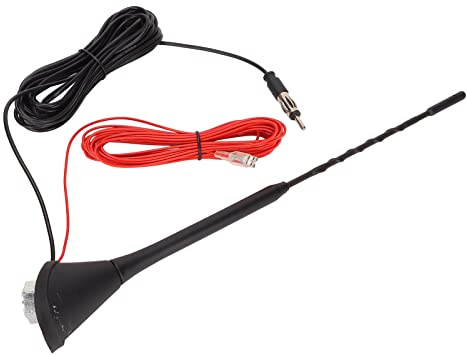 UPALDHOU Antenne Radio Automobile Durable -Sterreo -FM, Antenne de Renforcement élevée avec Un Angle de 75 ° pour la Transmission de L'automobile et Un Bon Signal pour Une Utilisation Générale