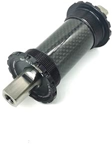 Zpengtai Movimento Centrale Perno Quadro 3 Colori Ultralight Titanium Square Taper Bracket da 119mm for Bici(Noir)