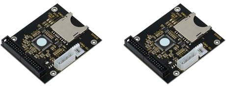 BUAGOUWZ 2X Carte Adaptateur 3.5 IDE SD 3.5 Pouces 40Pin Mâle IDE Disque Dur Carte SD vers IDE 40P Carte Adaptateur D'Interface Mâle