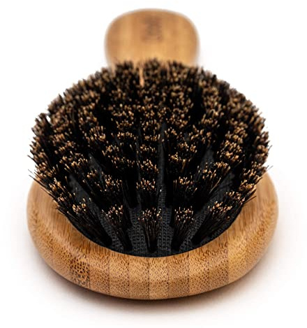 Wildschweinborsten Haarbürstenset - für Frauen, Männer und Kinder. Arbeiten Sie am Besten für Dünnes und Feines Haar. Fügen Sie Gesunden Glanz Hinzu, Verbessern Sie die Textur, Reduzieren Sie Frizz.