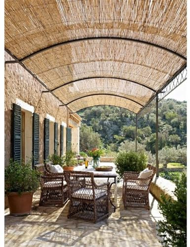JARDIN202 - Cañizo Natural Bambufino | Cerramiento Ecológico para la Decoración de Jardín | 1,5x5m -