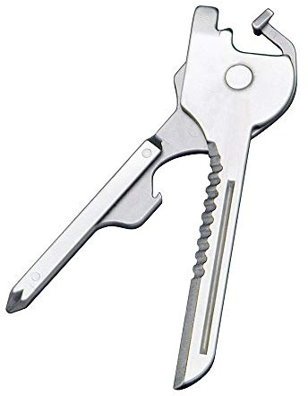 6-in-1 Multifunktionales Keychain Utility Key Multitool für Schlüsselbund faltenden Werkzeug