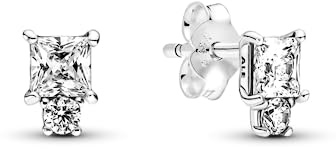 Pandora Timeless - Gioielli con punto luce rotondo e quadrato scintillante