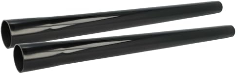vhbw 2x Tubo aspirador universal compatible con Makita VC3511L aspiradora - conexión de 35 mm, 50 cm, negro