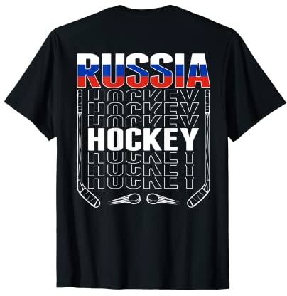 Russland-Eishockey-Fans Trikot – Support Russian Hockey Team T-Shirt