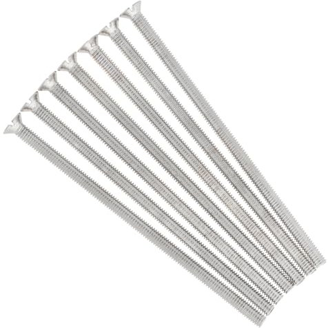 Evoges M3.5 x 75mm Long Flat Countersunk Slotted Head Electrical Machine Screws, Mild Steel, Pack of 10