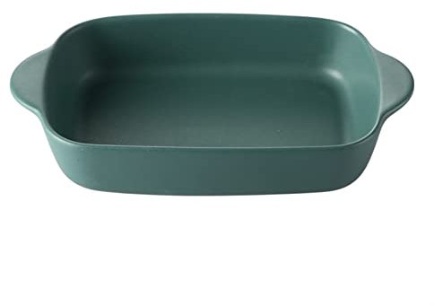 Lasagnera Formaggio in ceramica Piastra al forno Piatto da forno Vassoio Piatti western Piatti occidentali Forno Colore solido Gratin piatti ciotola for stoviglie ad alta temperatura Teglie da Forno (