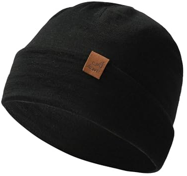 ACUSHLA 100% Merinowolle Beanie Herren Damen, Warme Wintermütze Gestrickt | 100% Merinowolle Beanie für Herren und Damen. Weich, atmungsaktiv und temperaturregulierend – ideal für Winter, Ski, Wandern