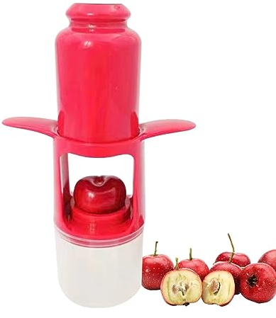 Gomice Dénoyauteur aux Prunes - Décapant pour noyaux Cherry Pitter Tool - Outil Polyvalent pour Cerises pour Baies, Piment, dattes Rouges, jujube, Gadgets Cuisine.