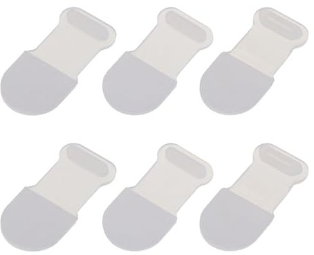 sourcing map 6pcs Anti-Lost Anti Dust Plug, USB Type C/Micro USB/Lightning Port Dust Covers Caps Silicone for Phone, Clear