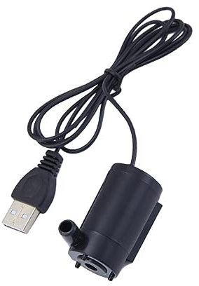 Yardwe Wasserpumpe USB Mit Kabel Mini Tauchpumpe Für Aquarium Springbrunnen Oder Hydrokultur Kleine Gleichstrommotorpumpe Schwarz Horizontaler Stil