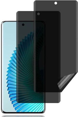 BCHKLAI Protector Pantalla Privacidad para Honor Magic 6 Lite 5G [2 Piezas] | Antiespia Película TPU Flexible, Anti-Rasguños, Sin Burbujas, Anti-Espía Protector Pantalla para Honor Magic 6 Lite