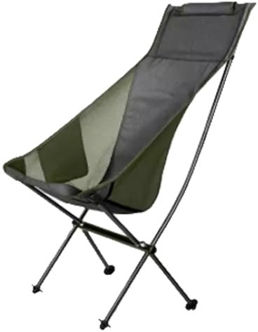 XETDN Klappstuhl für den Außenbereich, leicht, tragbar, bequem, Klappstuhl für Camping, Freizeit, ultraklar, Angelstuhl, Angelstuhl, leicht (grau)