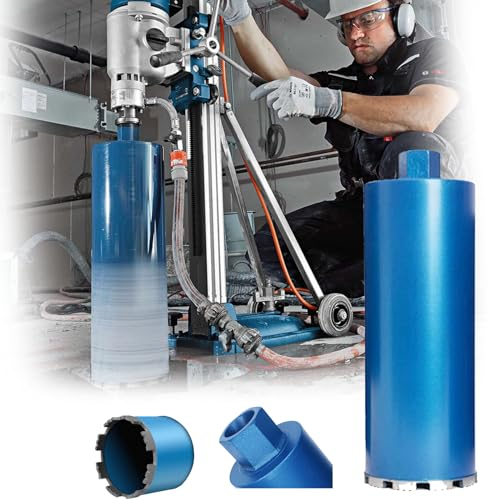 Broca Diamante 140 * 450mm, Perforadora de Agua 1 1/4 Para Tuberías, Sierra Corona Para Hormigón Duro, Granito, Ladrillo Y Mampostería