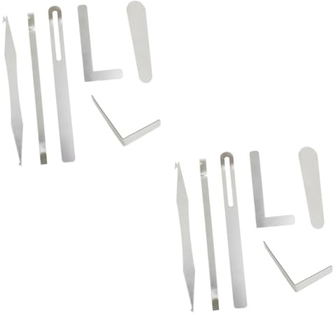 BESTonZON 2 Sätze Reparaturwerkzeug für Blasinstrumente Saxophon-Einstellwerkzeuge Saxophon reparatur werkzeug Saxophone repair kit Saxophone maintenance tools Reparatursatz für Fagott Stahl