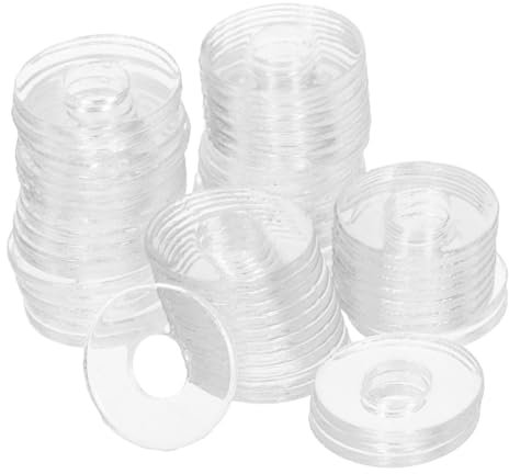 PLAFOPE Flachdichtungsersatz Für Duschtürgriffe – 500 Stück Loses Vinyl-dichtungsset Schraubenscheiben Zur Leckabdichtung Für Die Hausrenovierung