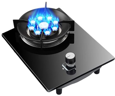 Cuisinière À Gaz 43 Cm, Cuisinière De Comptoir De Cuisine 5,0 Kw, Cuisinière De Conversion Gaz/gaz LP, Avec Protection Contre L'extinction, For Domestique(NG)