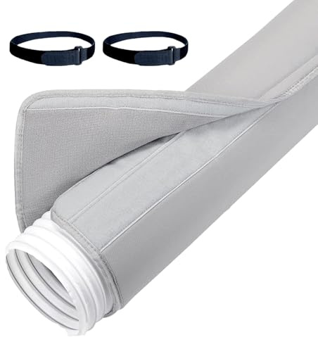 Aislamiento Portátil Para Mangueras de Aire Acondicionado - Envoltura Aislante Para Conductos De AC - Cubierta Ajustable Impermeable De 3 Capas Para Tubos Con Protección De Larga Duración