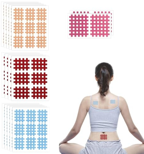 118 Stück Gitterpflaster,gittertape,crosstapes gitterpflaster | akupunkturpflaster,crosstape,gittertape groß,gitterpflaster gegen schmerzen,cross tape gitterpflaster,Cross Tape – Mix Pack
