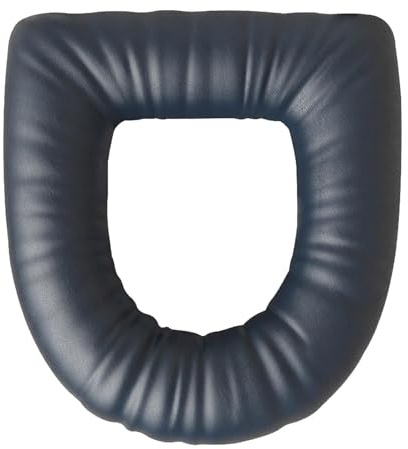 rockible Rialzo per WC, Universale, Facile Da Pulire, Il Cuscino per WC Aggiunge 3 Pollici, Disabili, Blu Scuro